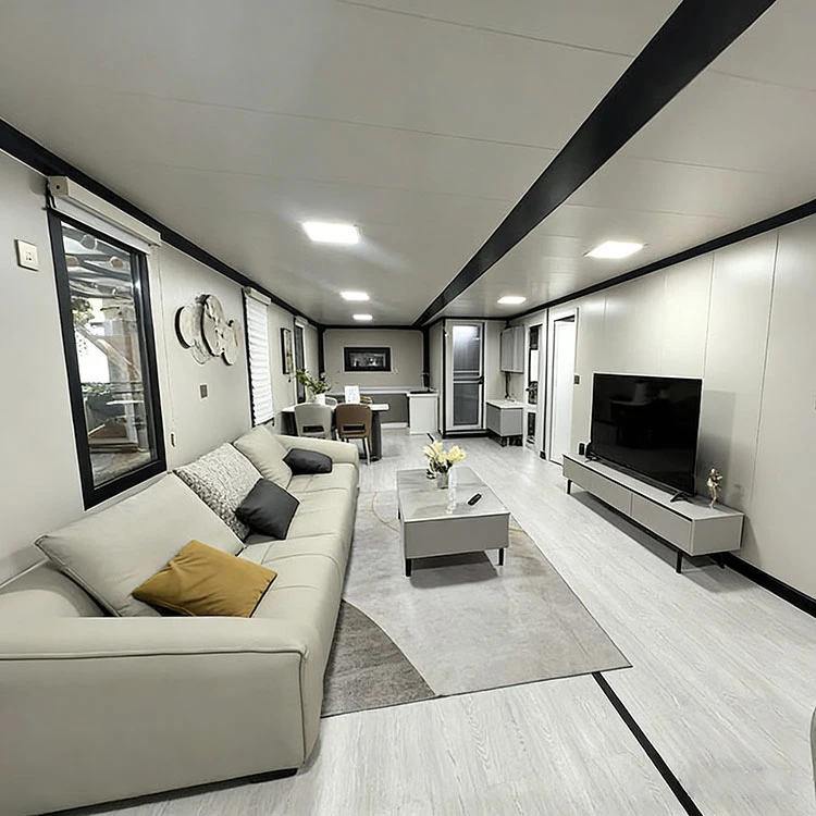 Expandable Container House With A Terrace